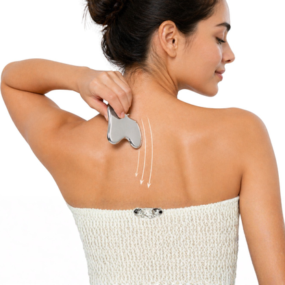 Gua Sha de acero inoxidable